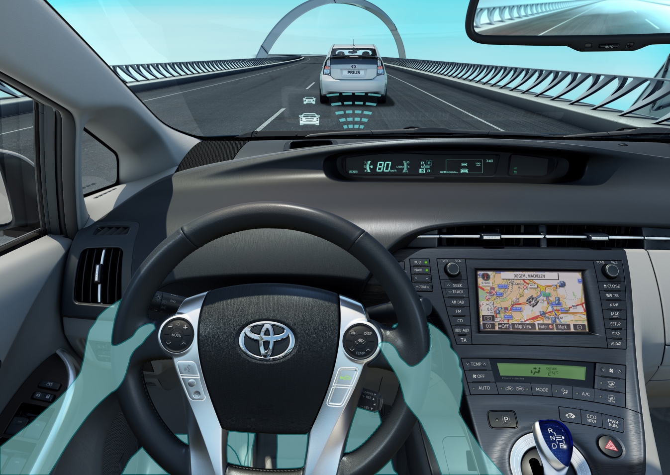 New Safety Pack option for Prius including Adaptive Cruise Control