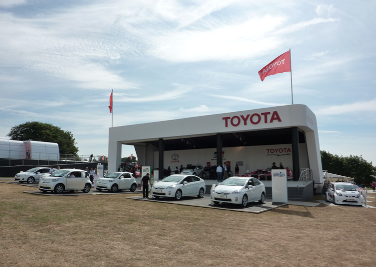 Toyota Pavilion at Goodwood Festival of Speed Toyota Pavilion at Goodwood Festival of Speed