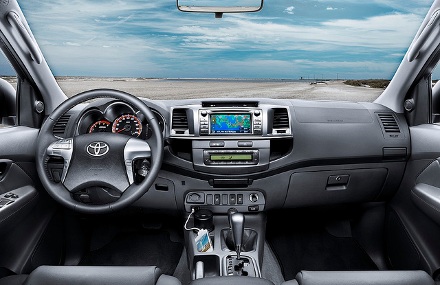 2012 Toyota Hilux interior (LHD)