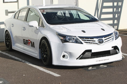 The 2012 Toyota Avensis BTCC car