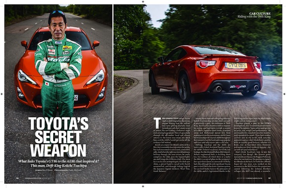 CAR magazine Toyota GT86 / Tsuchiya feature