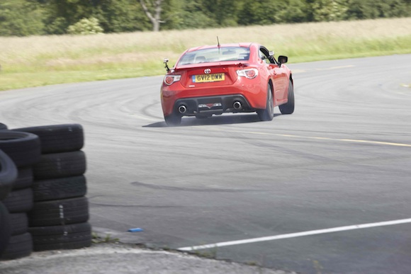 Toyota GT86 on track at Dunsfold