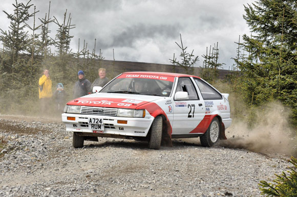 Corolla AE86 historic rallying