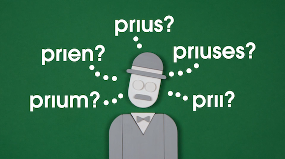 Plural of Prius