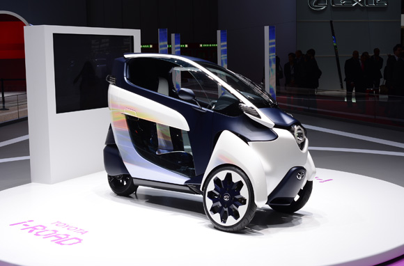 Toyota i-Road at Geneva motor show