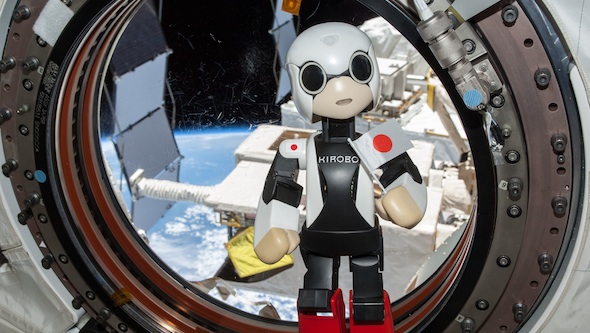 Kirobo in space