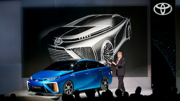 Toyota FCV at CES 2014