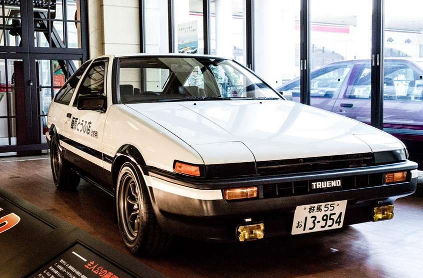 Initial D Toyota Corolla Gt Coupe Ae86 On Display In Japan Toyota Uk Magazine