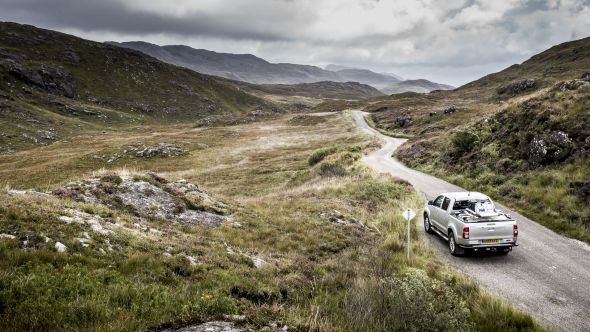 Wild camping in scotland - Hilux