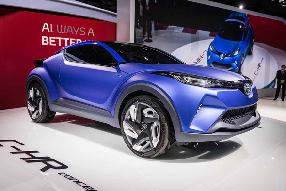 Toyota C-HR on the Toyota stand