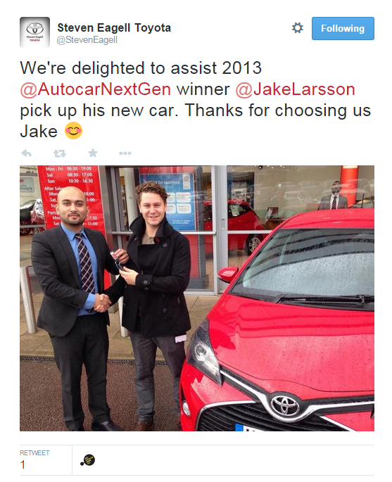 Jake Larsson Yaris