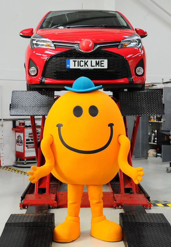 Mr Tickle and Toyota ticklish car 002566