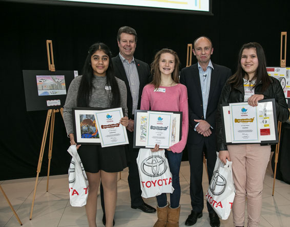 Toyota Dream Car 2015 winners in the 12-15