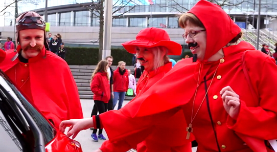 Mr Tickle Toyota Yaris Comic Relief Danceathon