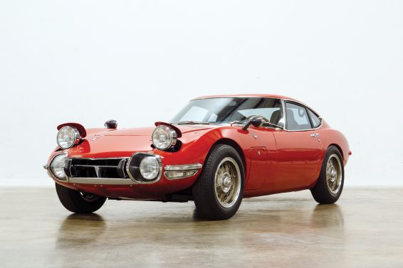 Toyota 2000GT at Amelia Island - front view