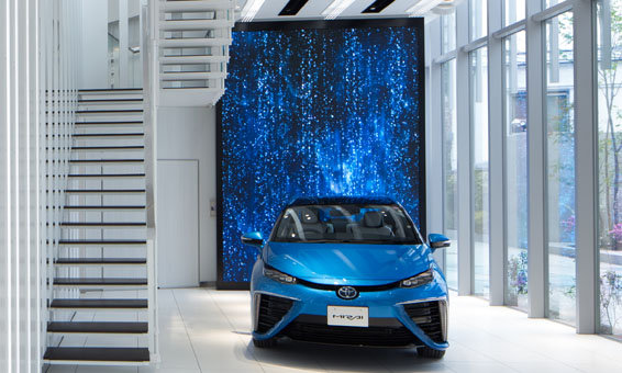 Toyota Mirai showroom Tokyo