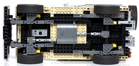 Lego Land Cruiser Chassis detail