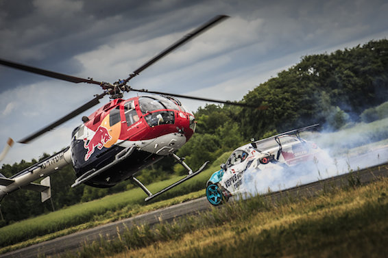 Jakub Przygoński and Felix Baumgartner Red Bull Heli Drift