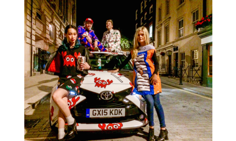 The Rodnik Band Toyota Aygo for London Fashion Week