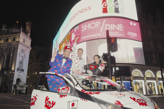 Toyota Aygo by The Rodnik Band at Picadilly Circus