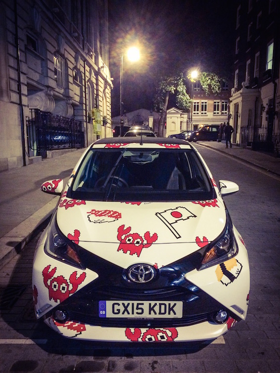 The Rodnik Band Toyota Aygo for London Fashion Week