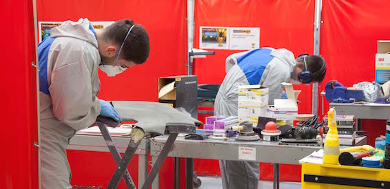 Toyota Apprentice of the Year competition 2015 panel repair