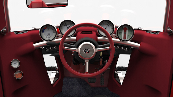 Toyota Kikai concept interior