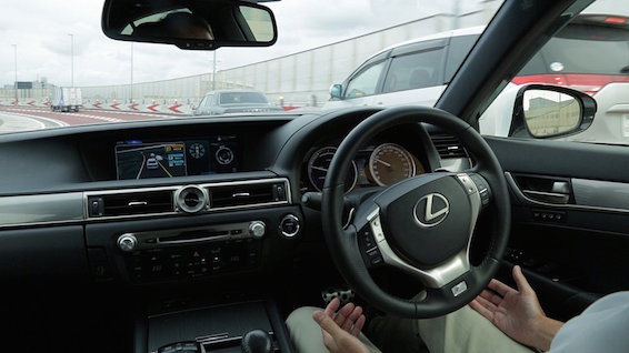 Toyota automated driving test car