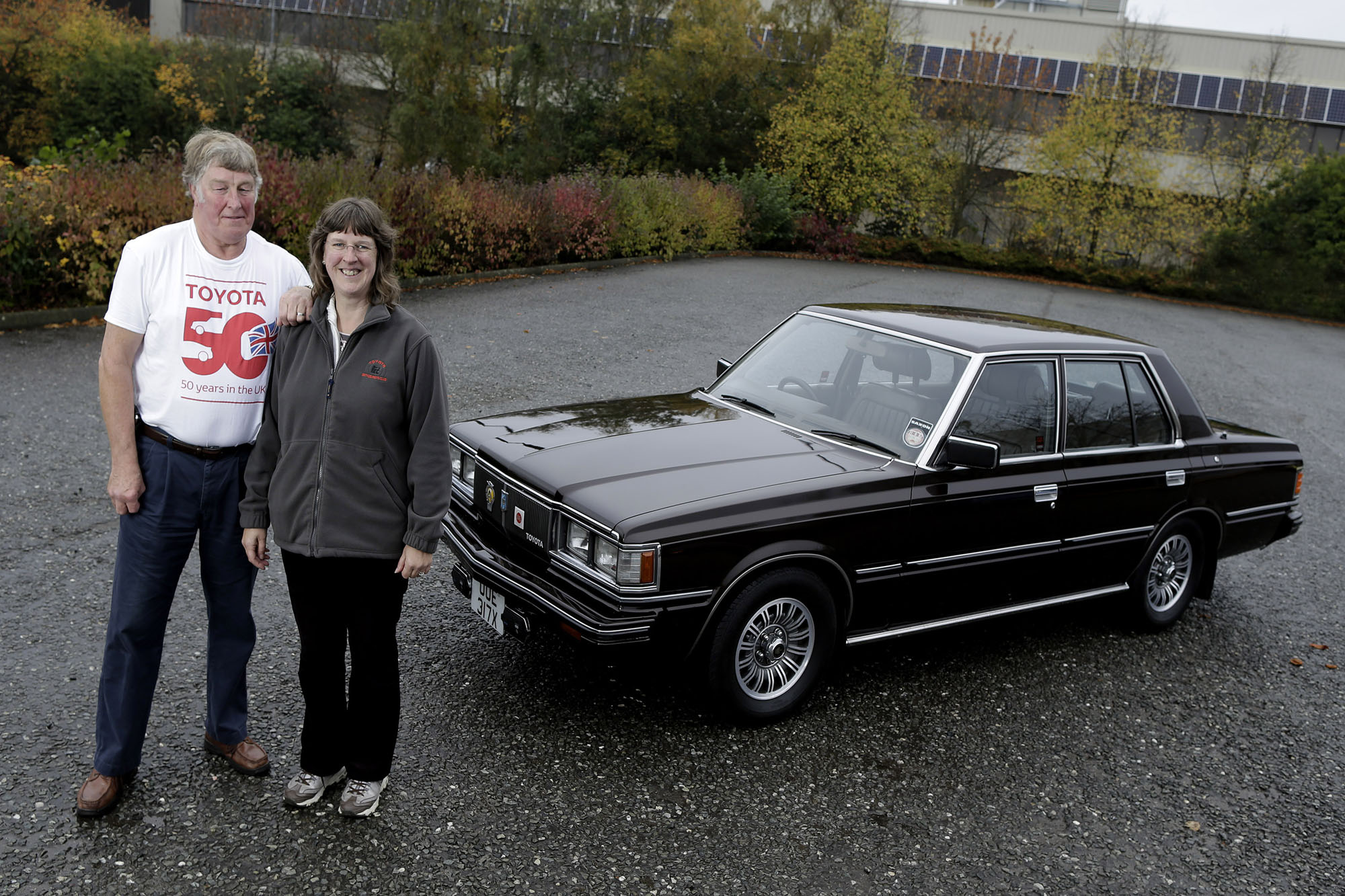 (Photo shoot 1015-029) Toyota Enthusiasts Club visit Toyota Motor Manufacturing UK Burnaston as part of Toyota GB 50th anniversary celebrations.