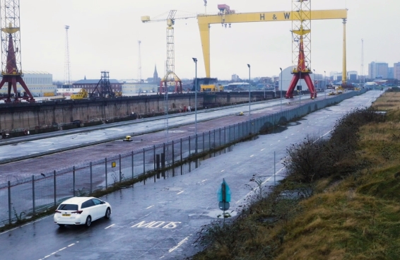 Auris Hybrid Touring Sports at Harland and Wolff