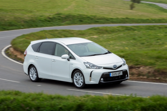 Toyota Prius+ Hybrid driving