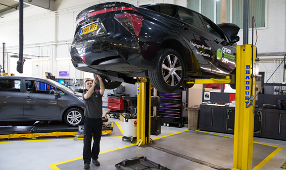 Toyota Mirai servicing