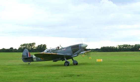 Spitfire at Goodwood Aerodrome