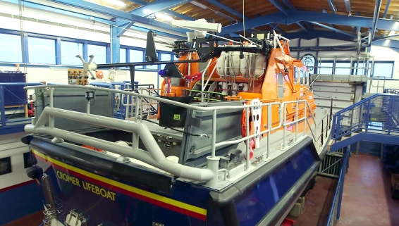 Billy's Britain: Tamar-class lifeboat at RNLI Cromer