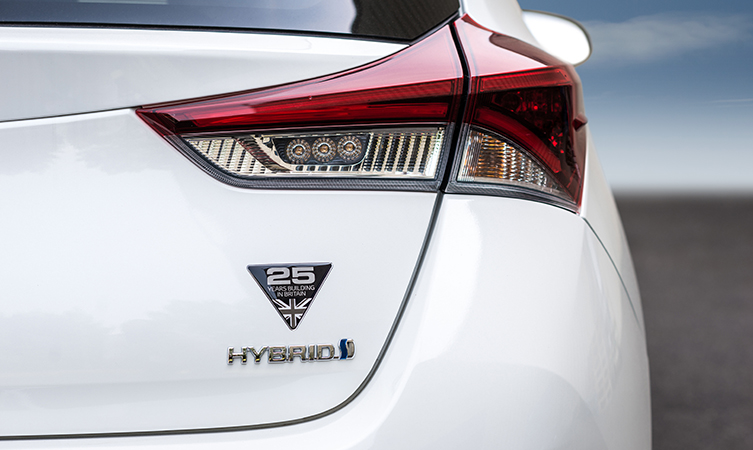 The new Toyota Auris is a British-built hybrid hatch