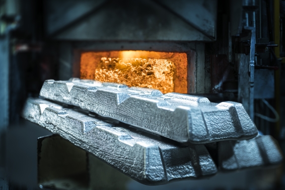 Aluminium ingots at TMUK