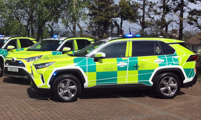 Toyota RAV4 Welsh Ambulance Services NHS Trust