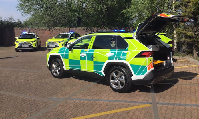 Toyota RAV4 Welsh Ambulance Services NHS Trust