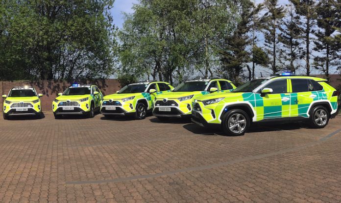 Toyota RAV4 Welsh Ambulance Services NHS Trust