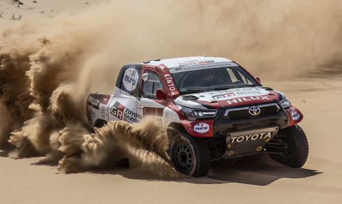 Toyota at the 2021 Dakar