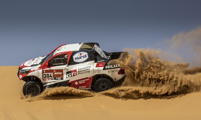 Toyota at the 2021 Dakar