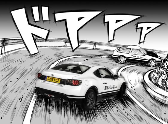 Toyota shows manga-inspired GT86 Initial D project - Toyota UK Magazine