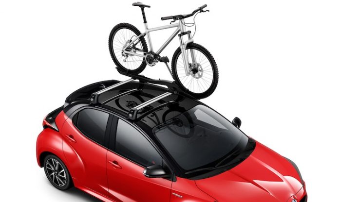 Toyota Yaris Accessories - Roof Bike Holder