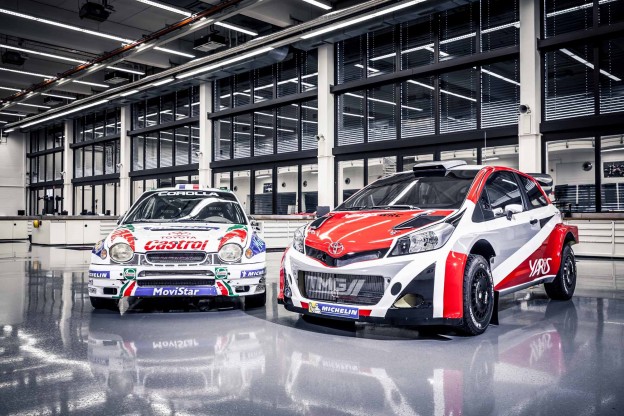 Toyota Yaris WRC and Corolla WRC