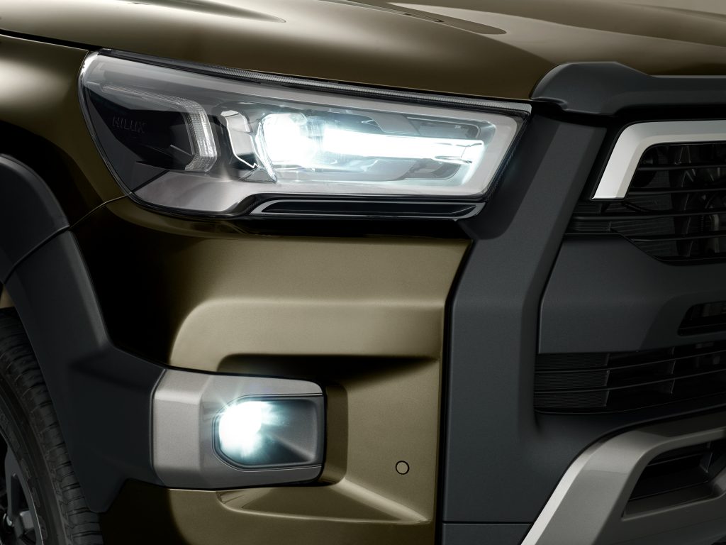 2021 Toyota Hilux Invincible in Titan Bronze - front fog lamp detail