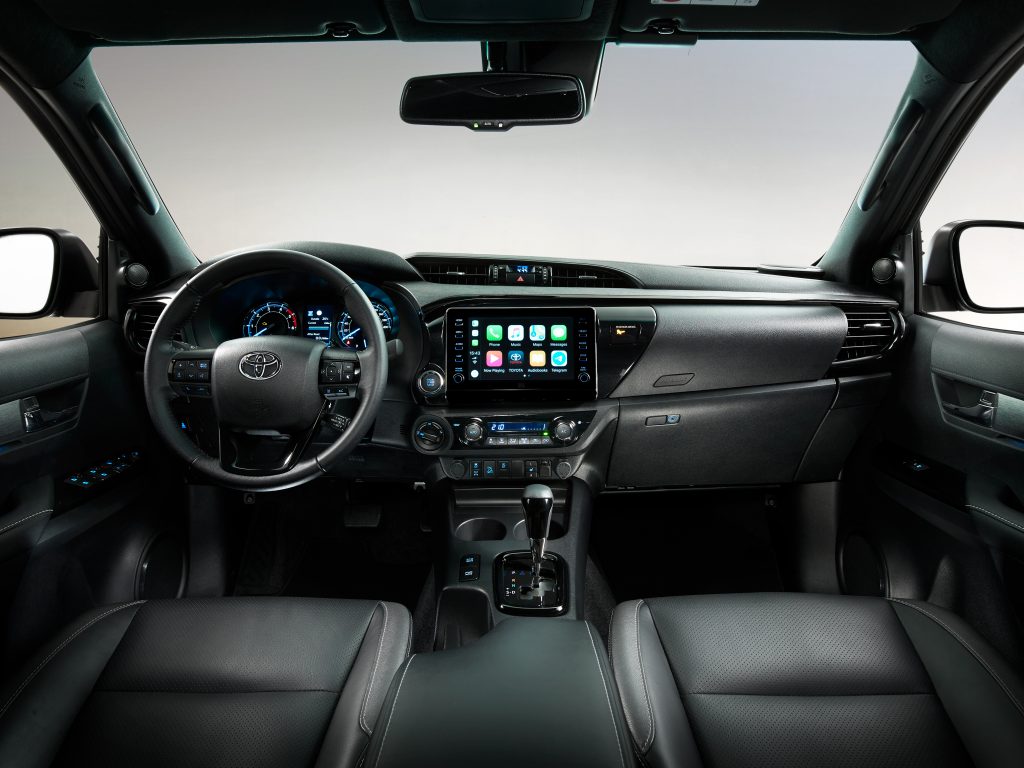 2021 Toyota Hilux Invincible - interior and dashboard