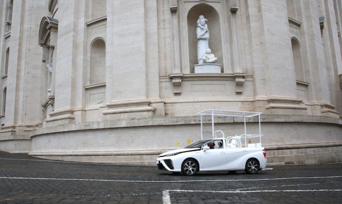 Hydrogen Popemobile