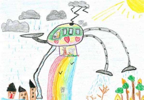 Dream Car Art Contest Winners 2020 - Nahia Aston - 'Climate Change Dream Car'