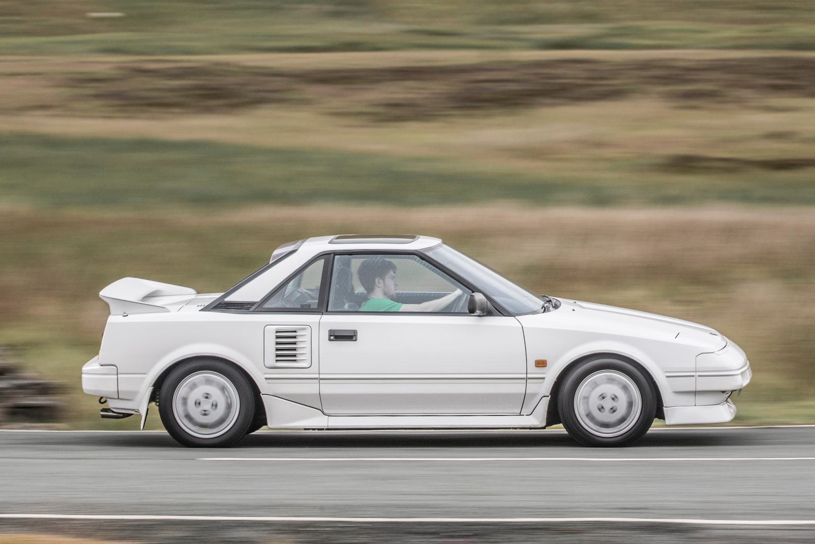 Used Toyota MR2 on road