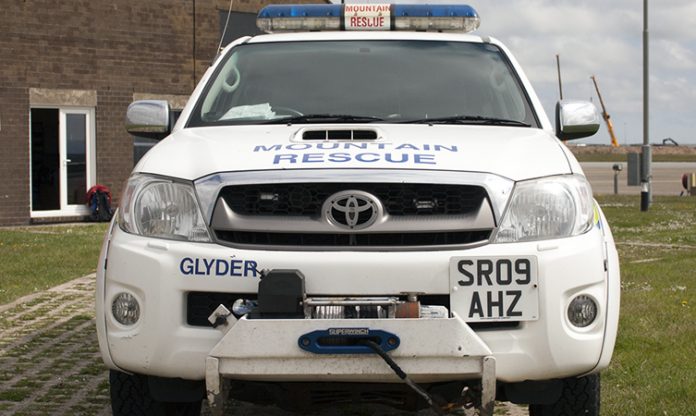 RAF Mountain Rescue Hilux